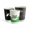 Gobelets en carton double paroi personnalisé en différentes tailles