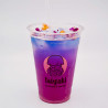 Gobelet en plastique imprimé personnalisé pour boissons froides avec logo 'Takiyaki'