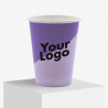 Gobelet express violette de 370 ml avec votre logo