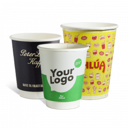 Gobelets en carton simple et double paroi...