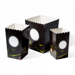 Boîtes à popcorn personnalisées à livraison rapide