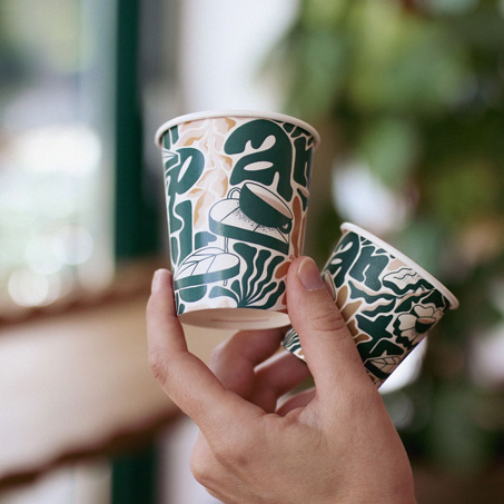 Gobelets en carton personnalisés bio